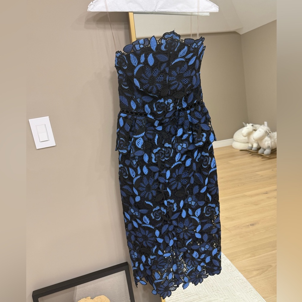 Elliatt Times Dress in Blue Multi